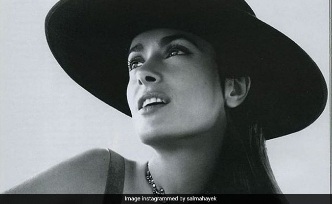 Salma Hayek Reveals How Goddess Lakshmi Helps Her "Connect With Inner Beauty"