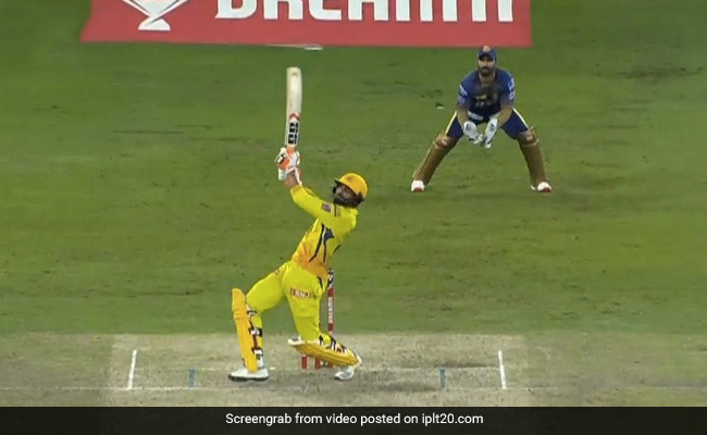 IPL 2020: जडेजा ने मैच जिताकर गजब अंदाज में मनाया जश्न, पारी देख धोनी की पत्नी बोलीं- 'बाप रे बाप...' - देखें Video