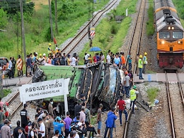 18 Dead In Thailand Bus-Train Collision 18 Dead In Thailand Bus-Train Collision