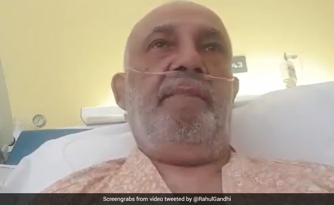 Congress Leader Dies Of Covid. Rahul Gandhi Posts His Video On Hathras