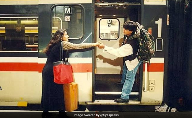 As <I>DDLJ</I> Clocks 25 Years, Twitter Boards The Train Of Raj And Simran's Memories