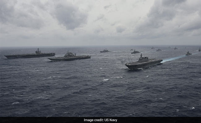 How An India-US-Australia-Japan Naval 'Alliance' Would Fight Together