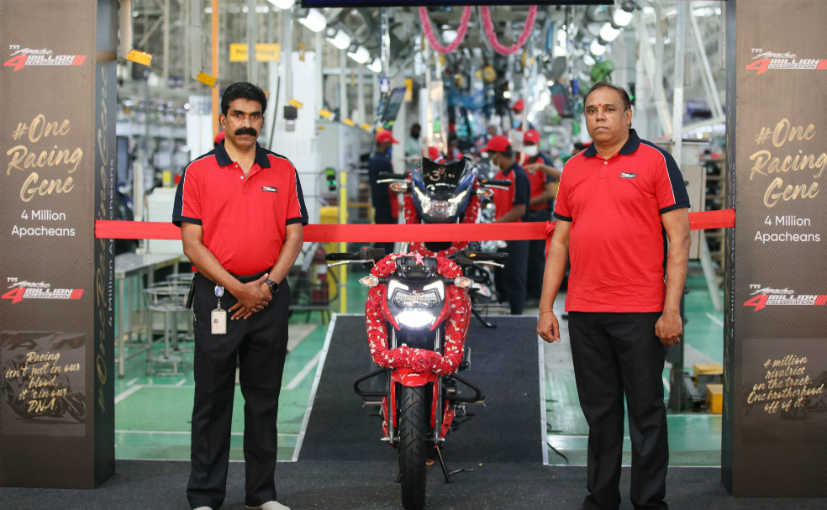 TVS Apache Marks 4 Million Global Sales Milestone