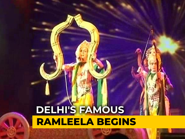 One of Delhi's Oldest Ramleela Begins With Strict Covid Protocols