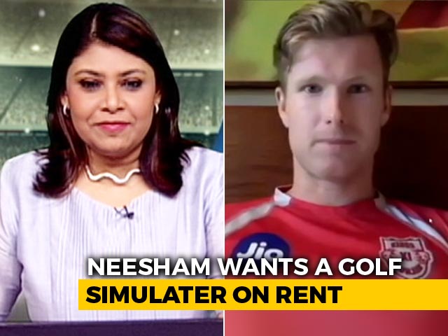 Cricket's Funny Man Jimmy Neesham's Looking For A Golf Simulator