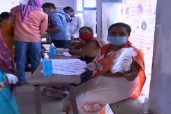 At Bihar Polling Booths, Masks, Gloves Available For Voters At Bihar Polling Booths, Masks, Gloves Available For Voters