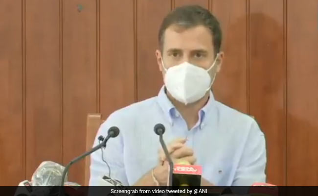 "Unfortunate": Rahul Gandhi On Kamal Nath's "Item" Comment For BJP Leader