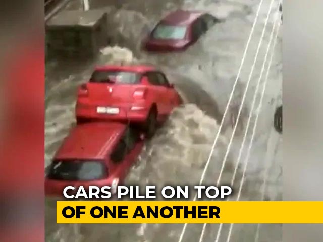 Watch: Cars Float, Swept Away As Hyderabad Faces Deluge