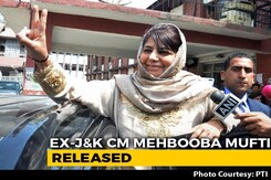 Mehbooba Mufti, In Detention Since August Last Year, Released Mehbooba Mufti, In Detention Since August Last Year, Released