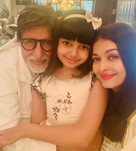The Perfect End To Big B's Birthday - Posts From Aishwarya And Aaradhya
