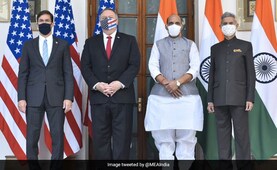 India, US Sign Major Defence Pact BECA, Days Before Presidential Polls India, US Sign Major Defence Pact BECA, Days Before Presidential Polls