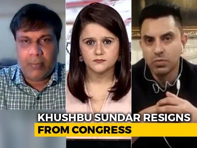 Khushbu Sundar Joins BJP Ahead Of Tamil Nadu Polls