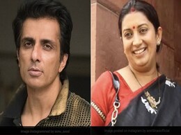 स्मृति ईरानी का कोरोना टेस्ट आया पॉजिटिव तो सोनू सूद बोले- गेट वेल सून... स्मृति ईरानी का कोरोना टेस्ट आया पॉजिटिव तो सोनू सूद बोले- गेट वेल सून...