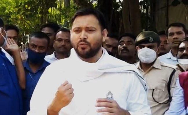Tejashwi Yadav Responds After PM's 'Jungle Raj Ka Yuvraj' Jibe Tejashwi Yadav Responds After PM's 'Jungle Raj Ka Yuvraj' Jibe