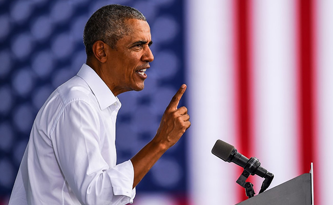 Trump Seeking Second Term "To Help Himself" And His Wealthy Friends: Obama