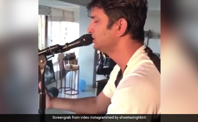 A Memory Of Sushant Singh Rajput Singing, Shared By Sister Shweta