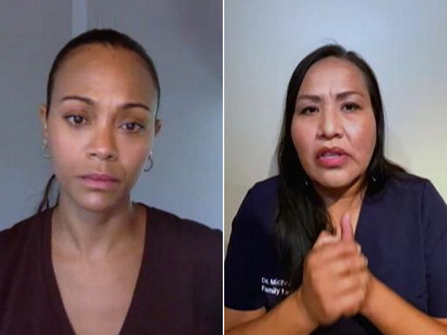 COVID-19 Warrior Opens Up To Zoe Saldana About Her Experience Of Dealing With The Pandemic