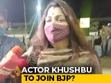 Video : Tamil Nadu Congress Leader Khushbu Sundar May Join BJP, Leaves For Delhi