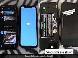iPhone vs Android: आईफोन या एंड्रॉइड... किसकी स्पीड है सबसे तेज, 2 करोड़ से ज्यादा बार देखा गया Video iPhone vs Android: आईफोन या एंड्रॉइड... किसकी स्पीड है सबसे तेज, 2 करोड़ से ज्यादा बार देखा गया Video
