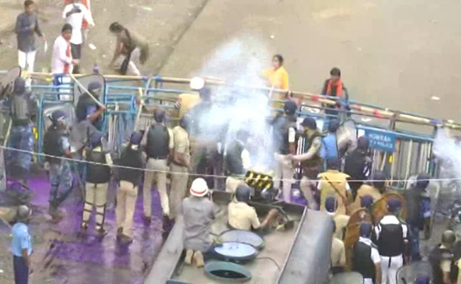 Does Bengal Have Right To Protest: BJP's Jibe After Violence In Kolkata