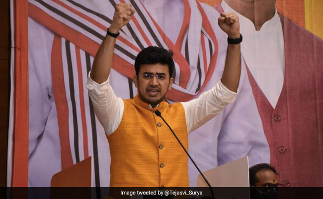 Entire South India Will Be "Saffronised" Beginning With Hyderabad: BJP MP Tejasvi Surya