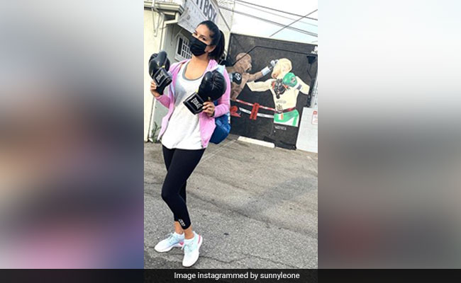 Here's What Sunny Leone Did After Her First Day Of Boxing