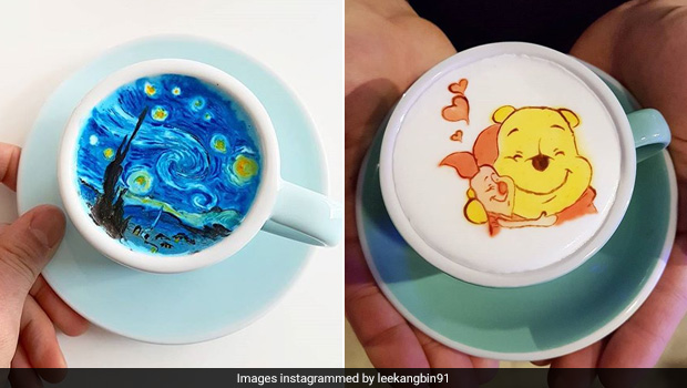 Coffee Or Canvas? South Korean Barista Creates Incredible Art On Coffee Froth (See Pics)