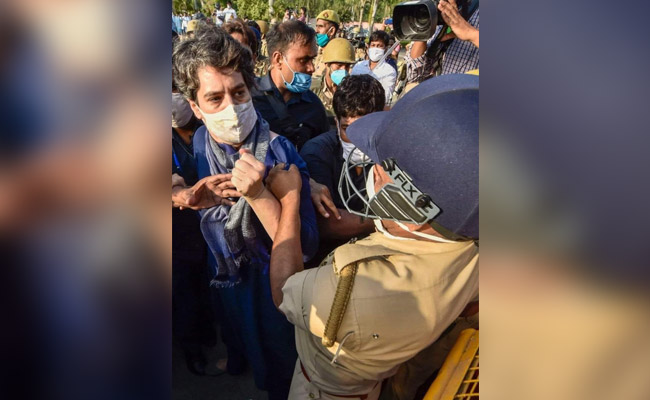 UP Police Apologises For Priyanka Gandhi's Manhandling, Orders Probe