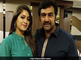 Late Actor Chiranjeevi Sarja's Wife Meghana Raj Welcomes Baby Boy Late Actor Chiranjeevi Sarja's Wife Meghana Raj Welcomes Baby Boy