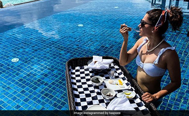 Taapsee Pannu, Holidaying In The Maldives, Is On A "Shredding Diet"