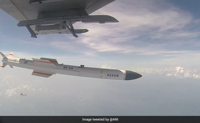 India Test-Fires First Indigenous Anti-Radiation Missile "Rudram"
