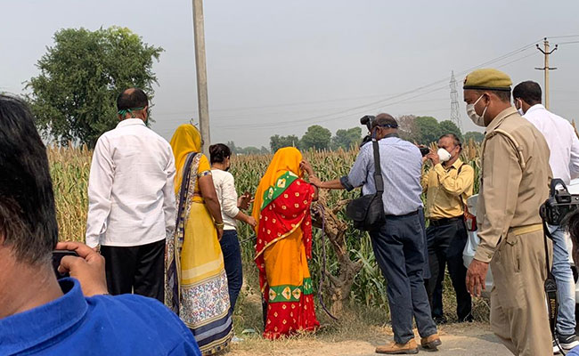 Hathras Victim's Mother Taken To Crime Scene By CBI After Hospital Visit