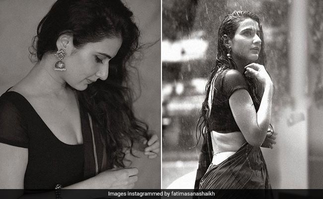 Fatima Sana Shaikh Reminds Us Of Gorgeous <i>Sarees</i> And Rainy Days Gone By