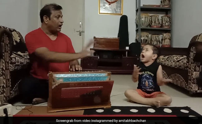 "Child Is The Father Of Man": Big B On Viral Video Of Boy's Classical Lesson
