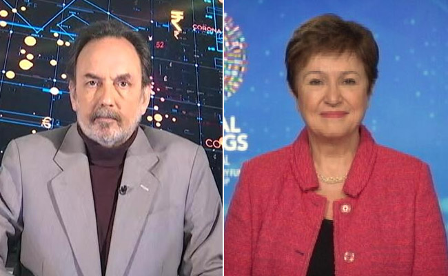 IMF प्रमुख ने डॉ. प्रणय रॉय से कहा, ''स्टिमुलस बढ़ने से निश्चित तौर पर भारत को मदद मिलेगी''