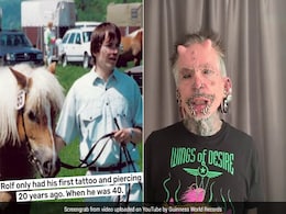 61 साल के शख्स ने सिर पर सींग और 453 पियर्सिंग कराकर बनाया वर्ल्ड रिकॉर्ड, दिखने लगा अब ऐसा - देखें Video 61 साल के शख्स ने सिर पर सींग और 453 पियर्सिंग कराकर बनाया वर्ल्ड रिकॉर्ड, दिखने लगा अब ऐसा - देखें Video