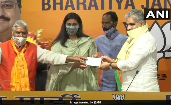 Shooter Shreyasi Singh Joins BJP Ahead Of Bihar Elections