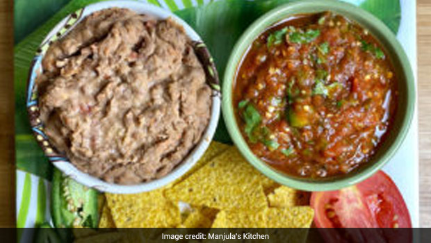 Watch: How To Make Mexican Fried Beans And Salsa Without Onion And Garlic