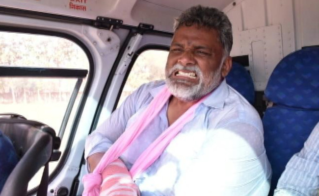 Another Stage Collapses In Bihar, Takes Down Pappu Yadav This Time
