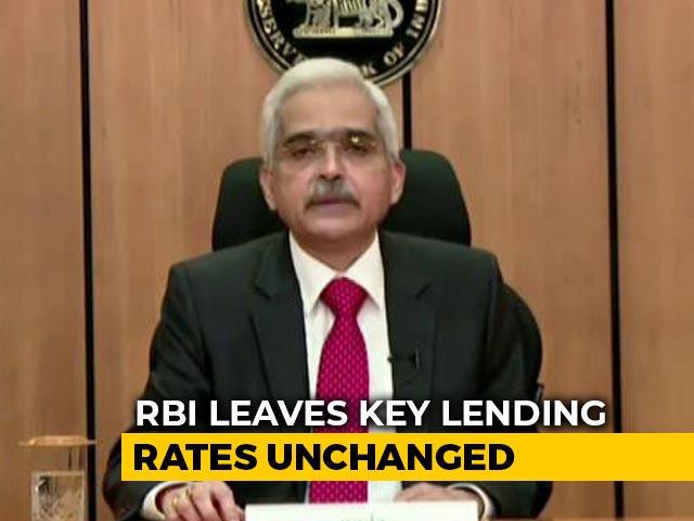 RBI Holds Key Policy Rates Unchanged As Expected