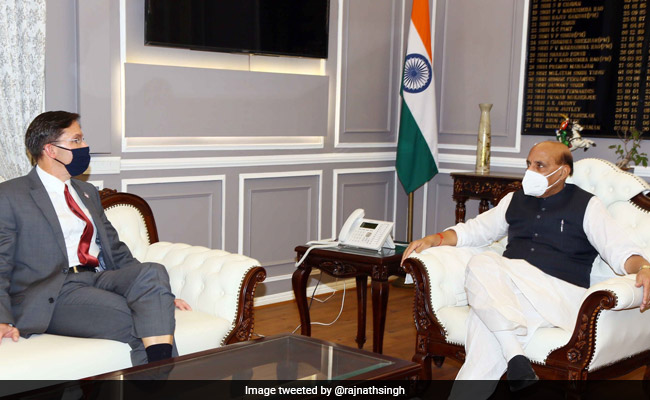Defence Minister Rajnath Singh Holds Talks With His US Counterpart