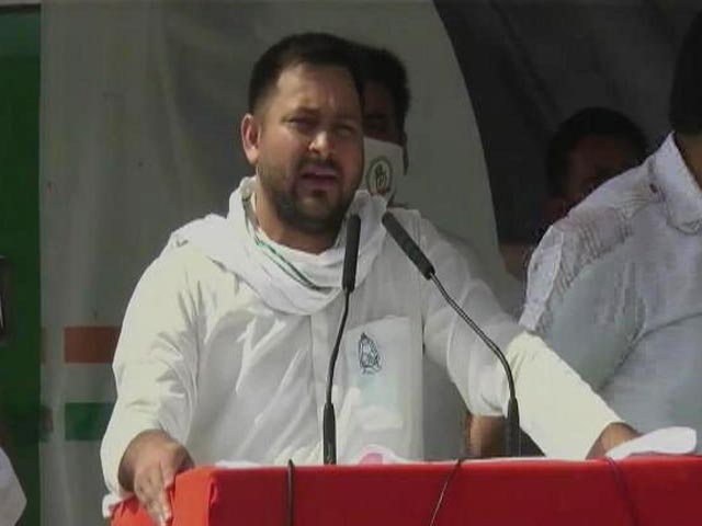 "Nitish-Ji Stayed Home Amid Covid, Now Out For Votes": Tejashwi Yadav