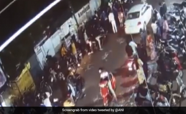 Caught On Camera: Cop Clings To Speeding Car's Bonnet In Madhya Pradesh