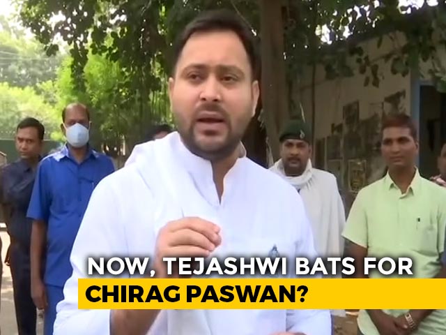 As Tejashwi Yadav Supports Chirag Paswan, Double Worry For Nitish Kumar