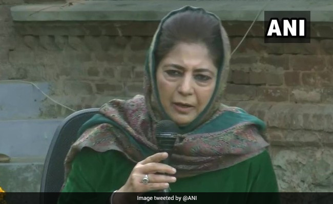 BJP Wants To Replace Constitution With Its Manifesto: Mehbooba Mufti
