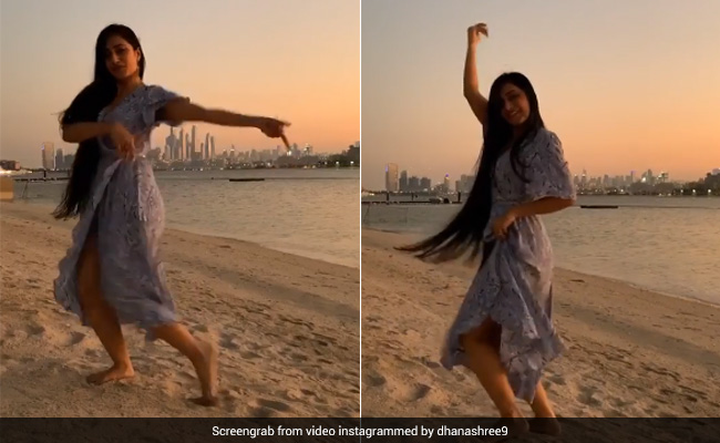 युजवेंद्र चहल की मंगेतर ने Dhanashree ने Beach पर किया 'लैला' सॉन्ग पर धमाकेदार डांस, Video ने मचा दी धू्म