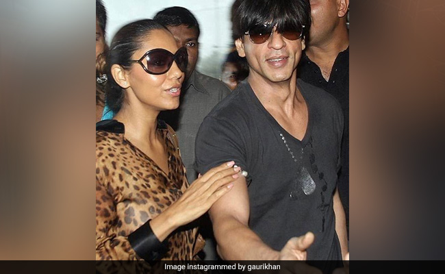 Gauri Khan Shares A Pic With Shah Rukh Khan, Clicked In "2000 Something" (Her Words)