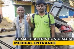 Scrap Dealer's Son Clears Medical Entrance Test In Ninth Attempt Scrap Dealer's Son Clears Medical Entrance Test In Ninth Attempt