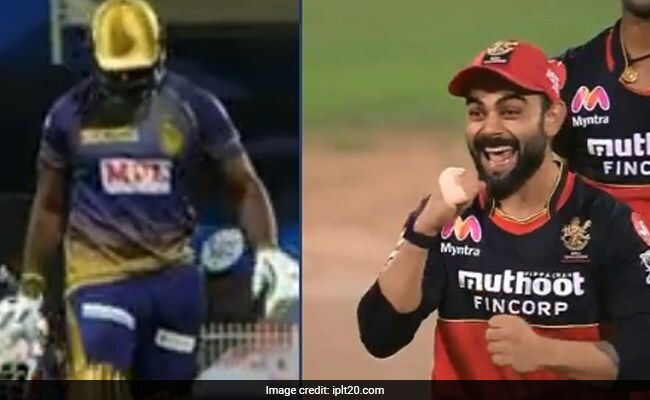 IPL 2020: आंद्रे रसेल आउट हुए तो खुशी से यूं थिरकने लगे विराट कोहली, वायरल हुआ Video