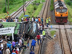 18 Dead In Thailand Bus-Train Collision